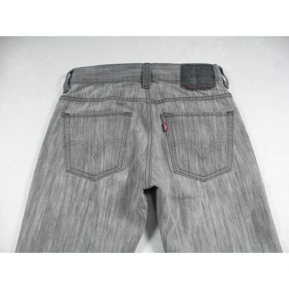 Levis Jeans Mens Size 29 x 30 Gray‎ Denim 511 Skinny Fit Straight Leg Stretch